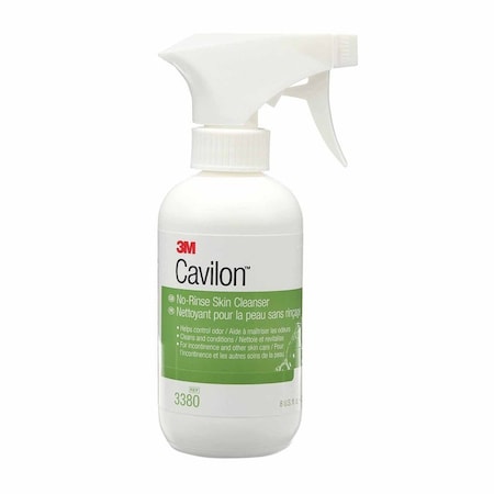 3M Cavilon Rinse-Free Cleanser Liquid 8 oz. Pump Bottle Floral Scent, 12PK 3380